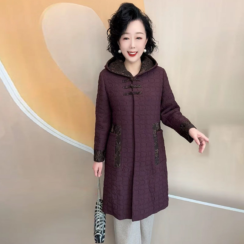高品质!中老年妈妈加厚保暖棉服