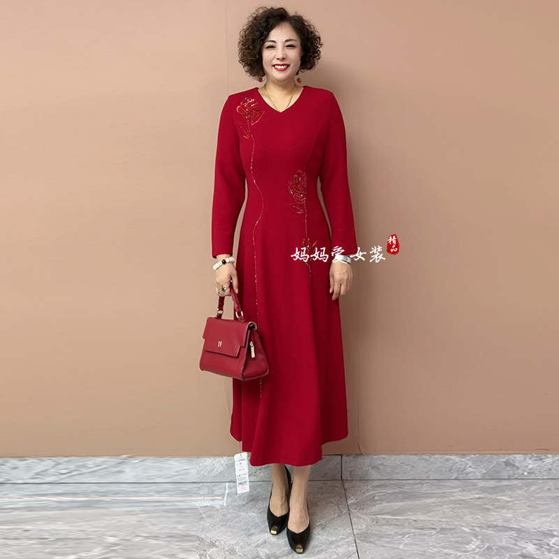 专柜品质!婚宴喜婆婆敬酒服长裙