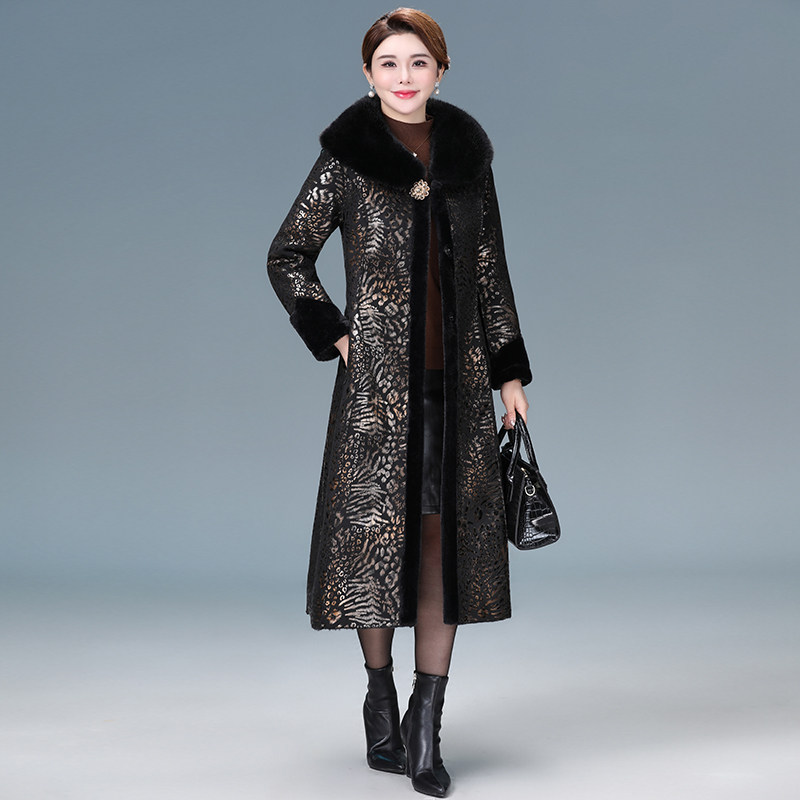 专柜正品冬季加厚保暖皮毛一体大衣中老年妈妈装水貂绒仿皮草外套,女装/女士精品,风衣,淘宝优惠券,粉丝福利购,淘宝优惠卷