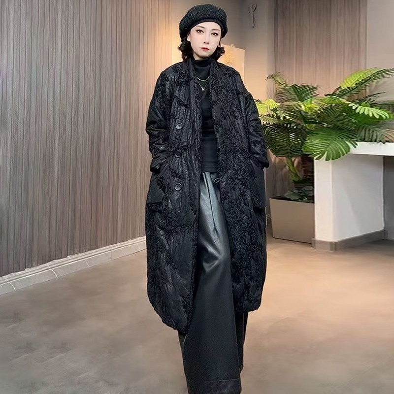 高品质！立体植绒大码200斤棉服