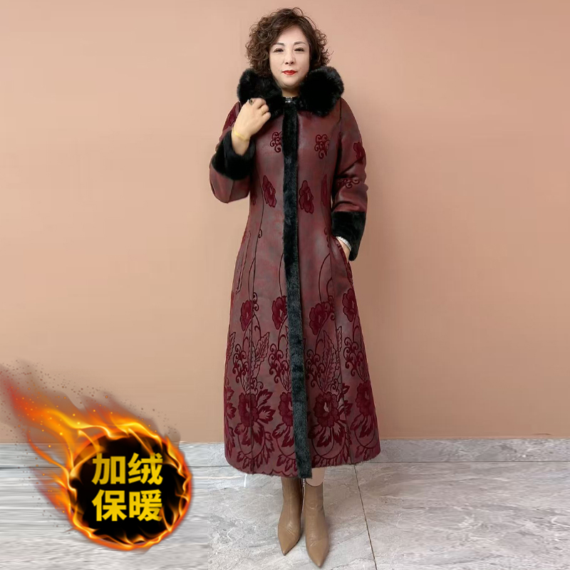 高品质！双面穿加绒保暖大衣外套