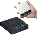 0.1g高精度电子克称计重触屏电子克称 智能显计时家用咖啡秤2kg