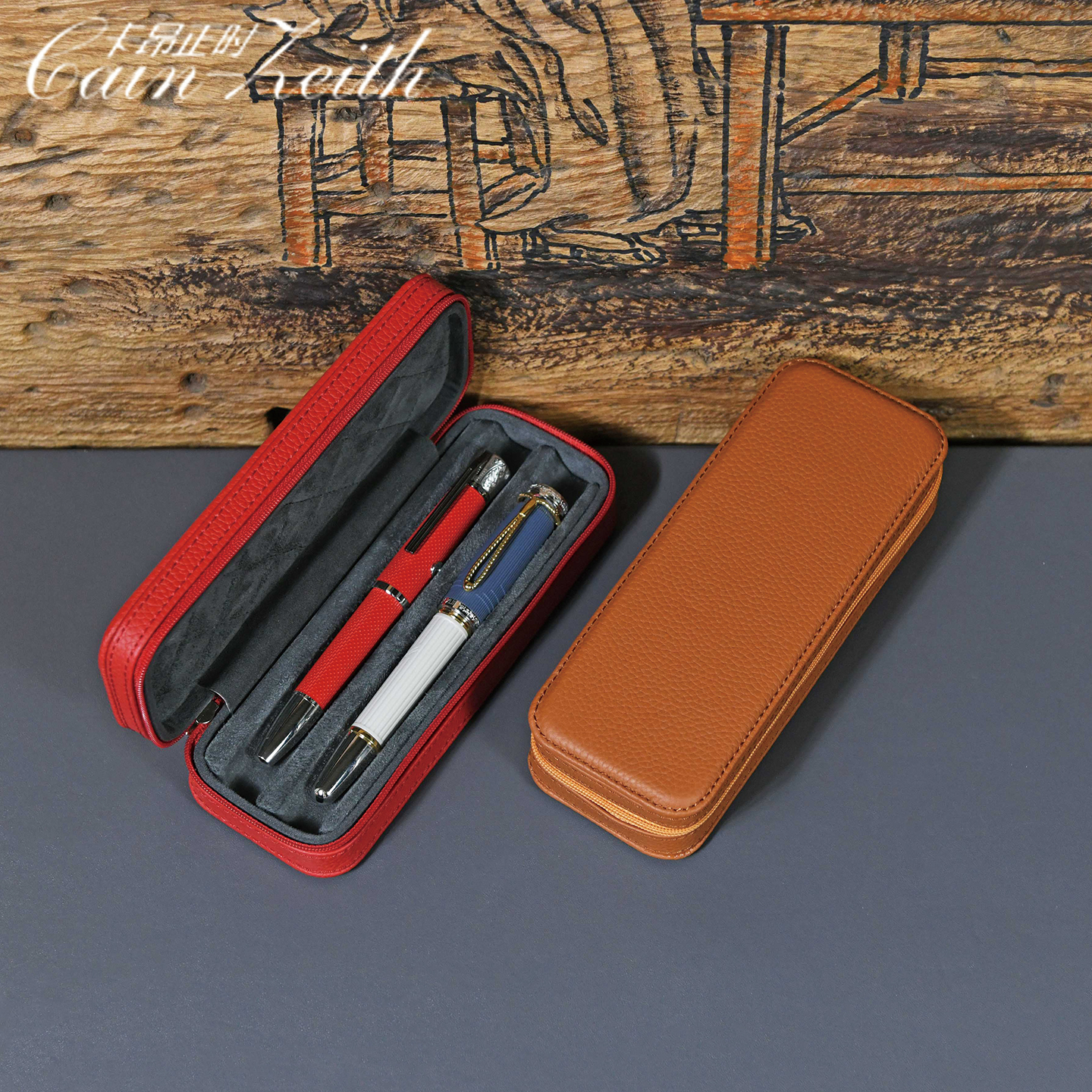 卡昂正时钢笔收纳盒抗震