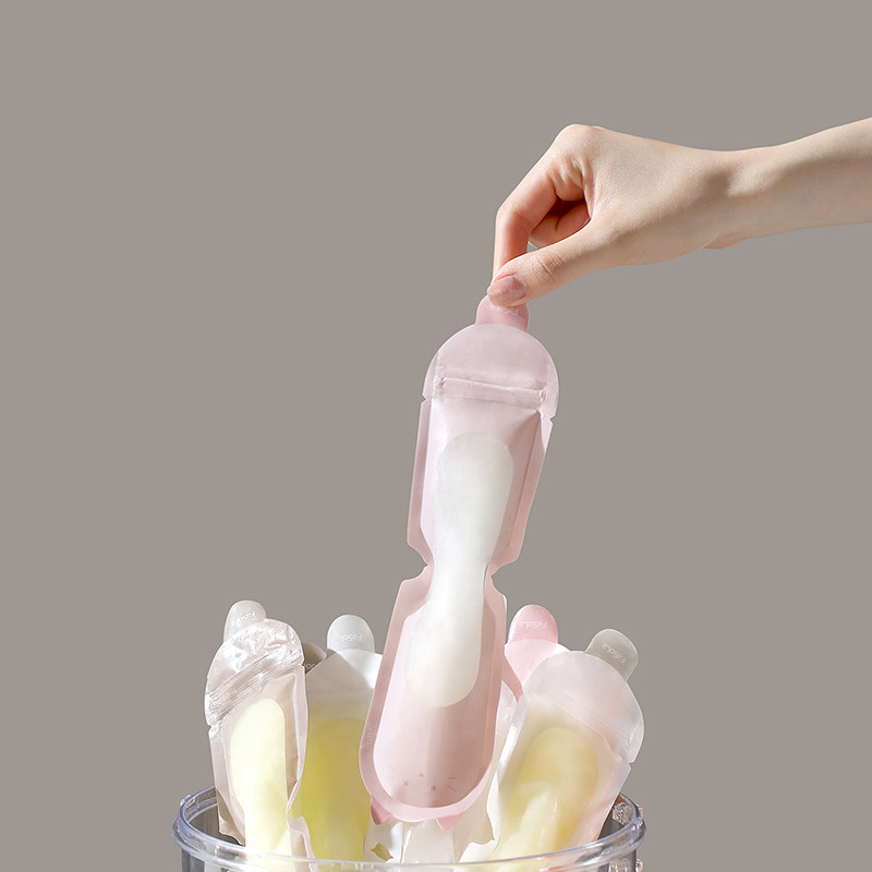 FaSoLa自制冰棒雪糕模具食品级冻冰棍家用制冰一次性冰袋自封口