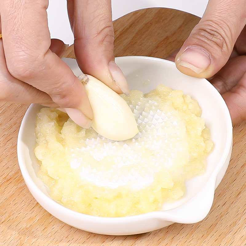 日本ECHO多功能陶瓷手动生姜磨泥神器磨蒜泥碟芥末蒜蓉研磨工具