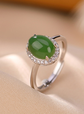 2025新款限时优惠和田碧玉戒指