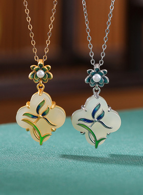 本月新品限时优惠花朵古风项链