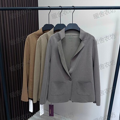 菲玛掂251812西服领外套薄款