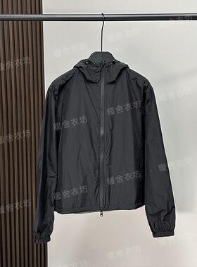 菲玛掂251550连帽长袖两面穿2025早春新款通勤款短款开衫外套