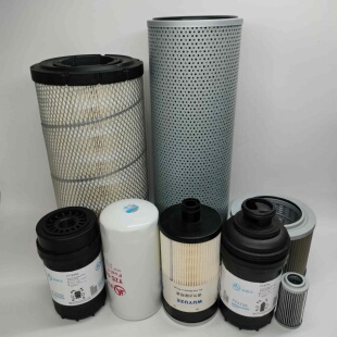 龙工6135康明斯全车滤芯机柴滤空滤液压回油进油先导滤芯高精材质