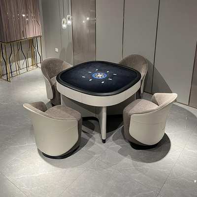 flamingo麻将桌全自动家用奶油风棋牌多功能静音电动休闲