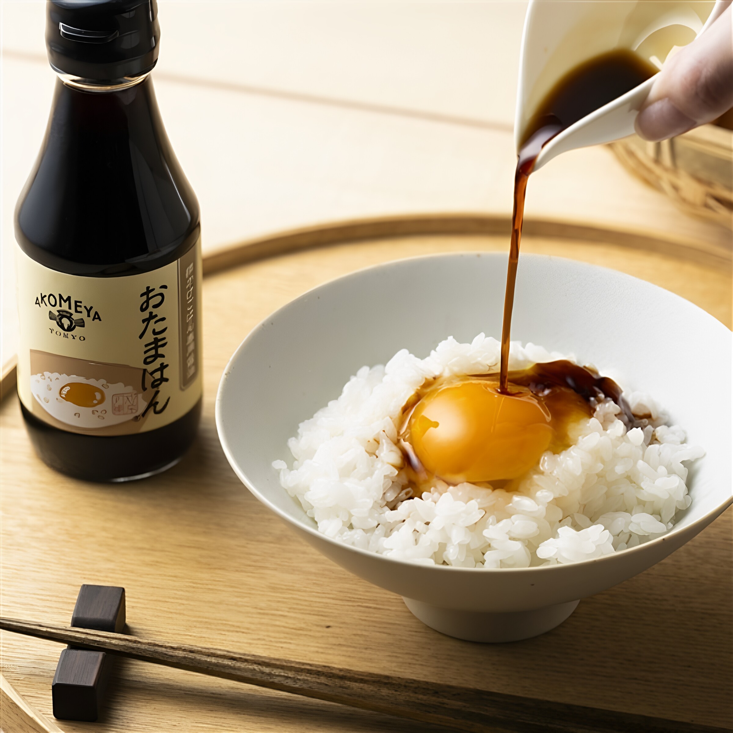 日本 AKOMEYA TOKYO 鸡蛋拌饭专用酱油 作为蔬菜炒菜或咖喱调味