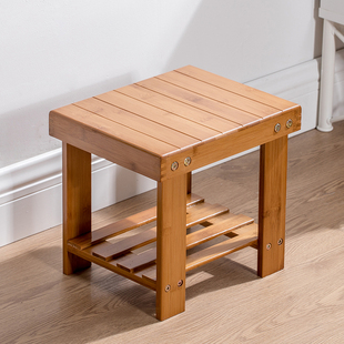 小木凳实木方凳家用客厅儿童写字矮凳茶几凳换鞋凳靠背凳木头凳子