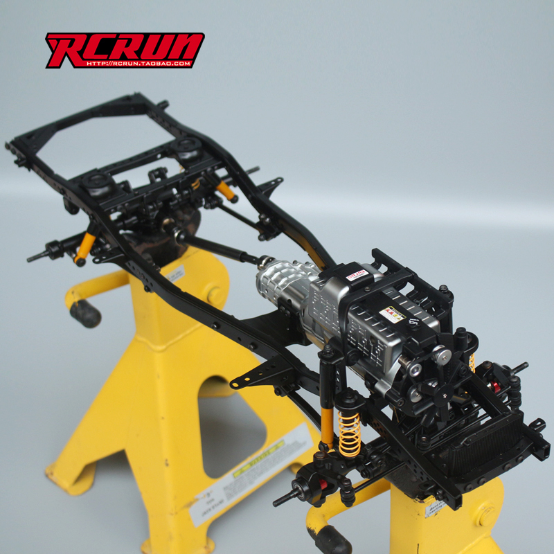 RCRUN 1:10 仿真遥控攀爬车架 RUN-80车架陆巡 LC80金属车架底盘