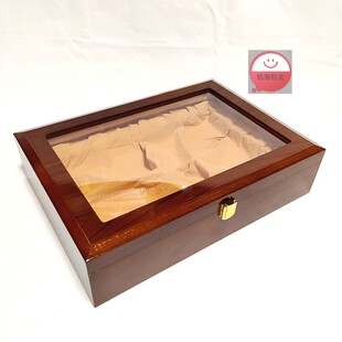 加大号无字名贵礼品燕窝冬虫夏草鱼胶羊肚菌烤漆木质高端包装礼盒