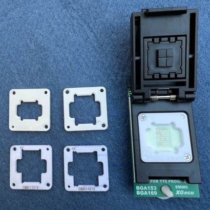BGA153 BGA169 适配器 测试座 探针座 XGecu T76 编程器专用