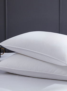 酒店宾馆专用枕头枕芯羽丝软枕定型枕荞麦枕单人枕五星级床上用品