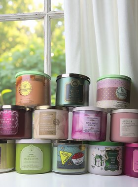 #02 Bath & Body Works 美国BBW三芯蜡烛大杯精油香薰蜡烛 411g