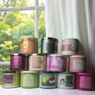 Bath & Body Works 美国BBW三芯蜡烛大杯精油香薰蜡烛 411g