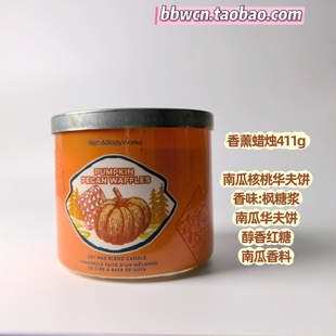 BBW香薰蜡烛香氛精油无烟蜡烛三芯411GBath&body works