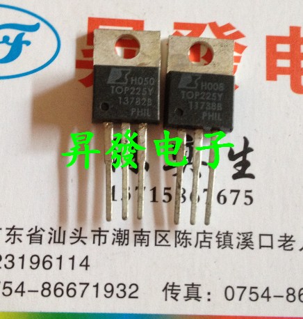 TOP221Y/222Y/223Y/224Y/225Y/226Y/227YN 电源IC液晶电源管TO220