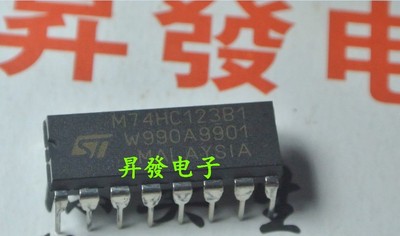 〖昇發电子〗数字逻辑芯片 74HC123 HD74HC123AP M74HC123B1 DIP