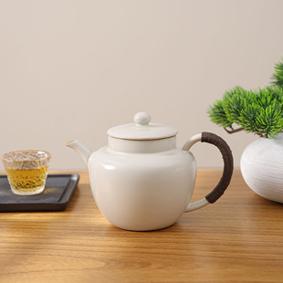 惠泽轩中式苏打釉煮茶陶壶侧把壶泥炭炉电陶炉功夫茶具家用烧水壶