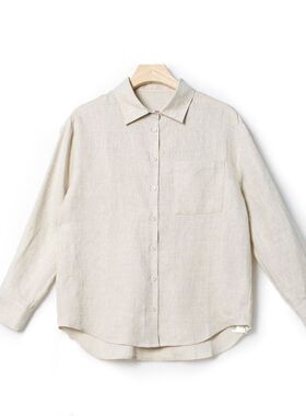 【小李不讲李呀】度假感宽松衬衫TZ2516-衣长72起