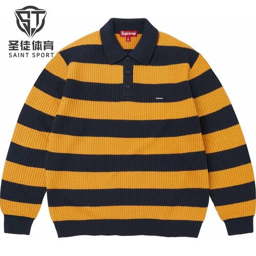 Supreme小Box针织Polo毛衣