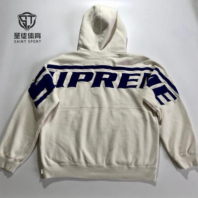 Supreme背后大Logo卫衣连帽