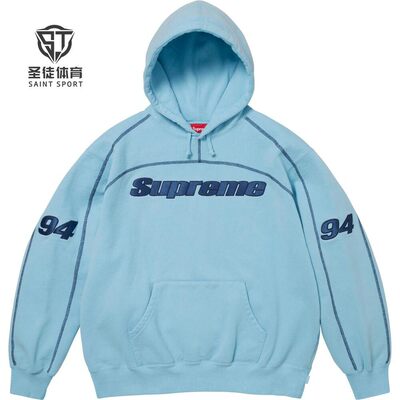 SupremeOverlock刺绣Logo卫衣
