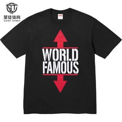 Supreme英文世界有名短袖