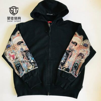 Supreme杰克逊专辑拉链卫衣