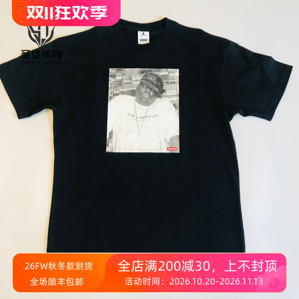 Biggie人物短袖SupremeJordan