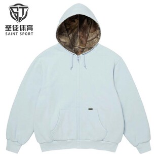  Supreme 26FW Reversible Work Zip Up Hooded 双面穿卫衣
