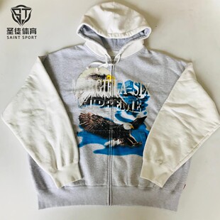正品 Eagle 老鹰 拉链卫衣 马吉拉联名 MM6 26SS Supreme Zip
