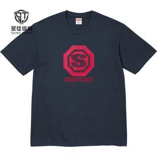 现货正品 Supreme 24FW Blockbuster Tee 胸前S图案Logo 短袖T恤