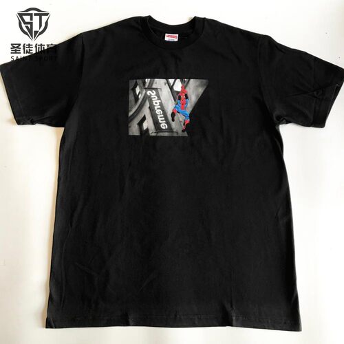 Supreme蜘蛛侠门店招牌短袖