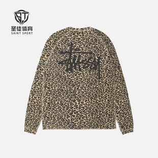 正品 Stussy 25款 Raglan Thermal Logo华夫格 迷彩豹纹 长袖T恤