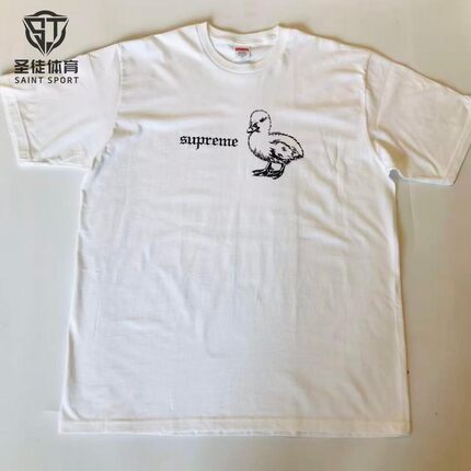 现货正品 Supreme 26SS Duck Tee 鸭子 动物素描 短袖T恤