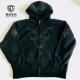 Zip 正品 Yohji联名 25FW Hooded Supreme 拉链 连帽卫衣