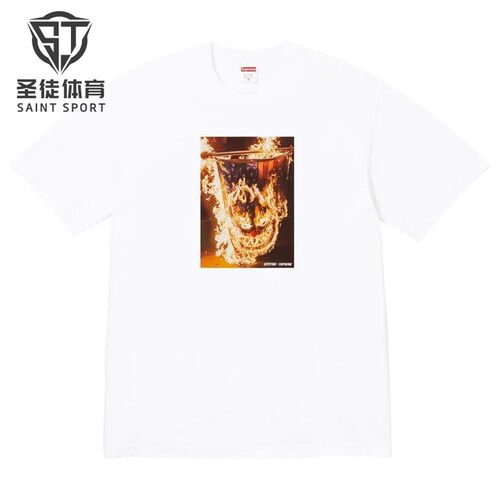 Supreme小火人美国国旗短袖