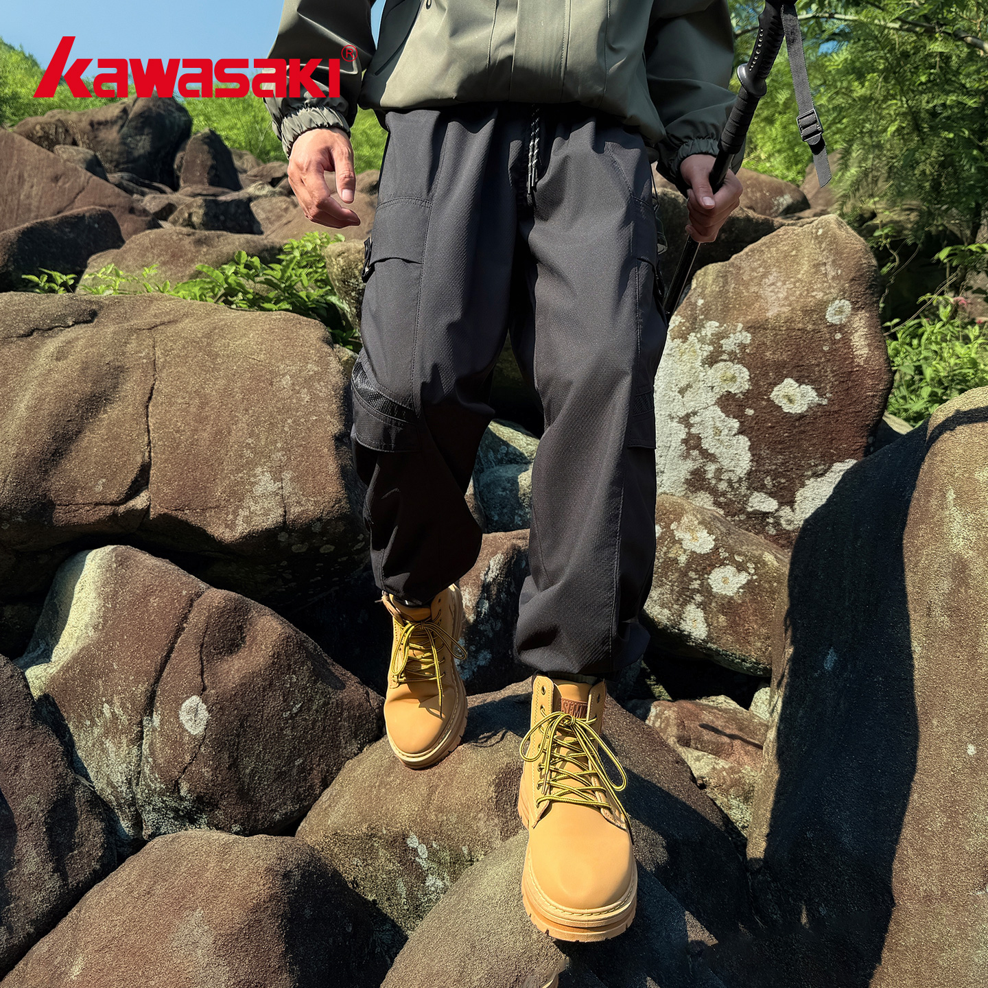 川崎正品户外登山冲锋裤工装裤