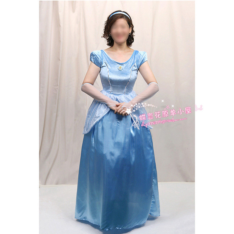 Cosplay圣诞节服装成人装扮灰姑娘公主裙节日礼服舞台派对表演服