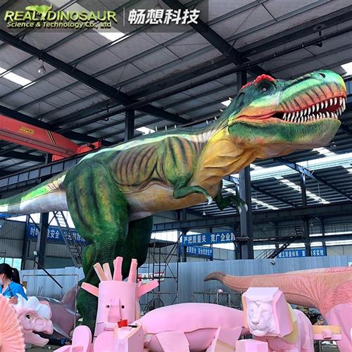 自贡恐龙工厂仿真霸王龙模型恐龙展公园广场仿真机械电动恐龙