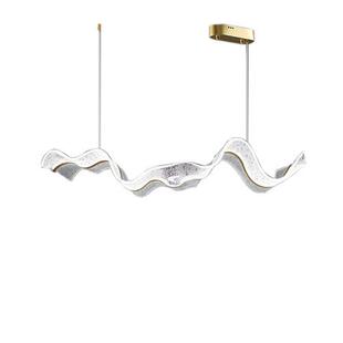 饰灯丝绸波浪艺术造型风声水起生财飘带客厅吊灯 现代简约餐厅装