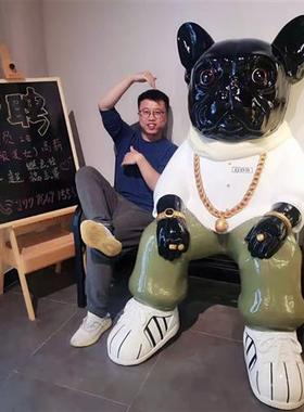 雕塑定制玻璃钢卡通人物树脂雕像饭店吉祥物户外大型门口摆件定做