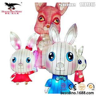 大型节日景区游乐园夜游活动项目夜景美陈引流彩灯花灯花车