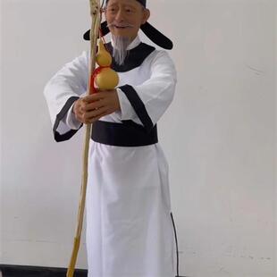 李白鞠躬蜡像电动蜡像会鞠躬的蜡像迎宾蜡像