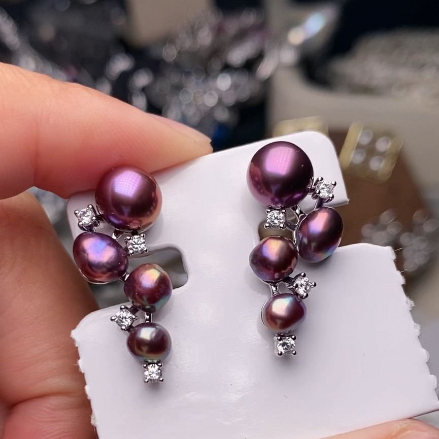 炫紫耳钉,珠宝/钻石/翡翠,耳饰,淘宝优惠券,粉丝福利购,淘宝优惠卷